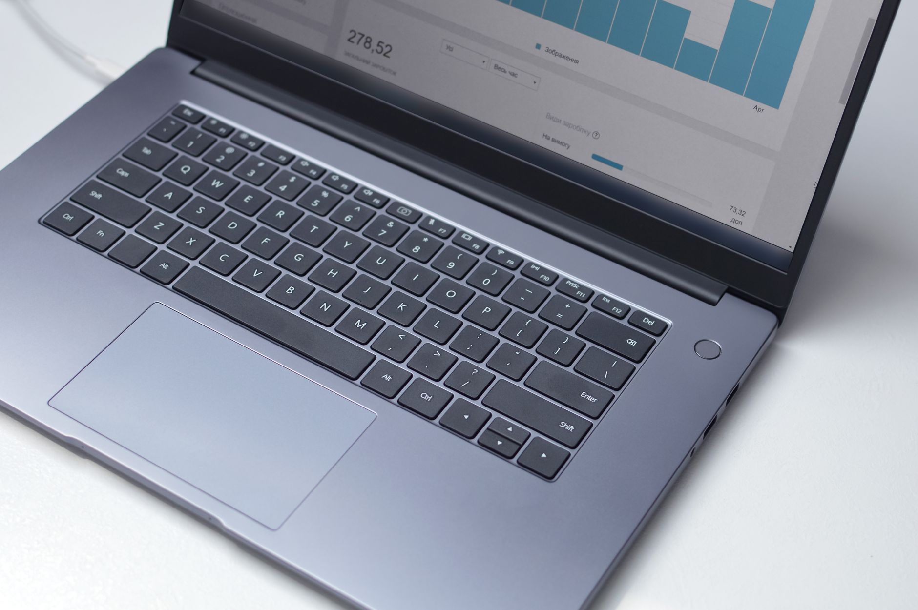 Écran affichant des statistiques de trafic d un site